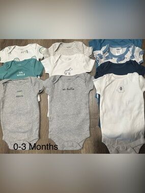 Baby One-Piece Bodysuit Set